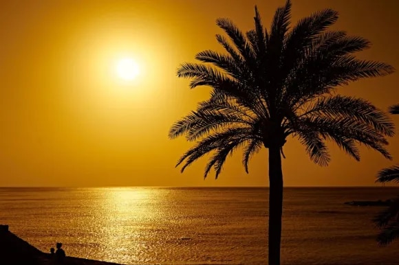 atardecer tenerife sur