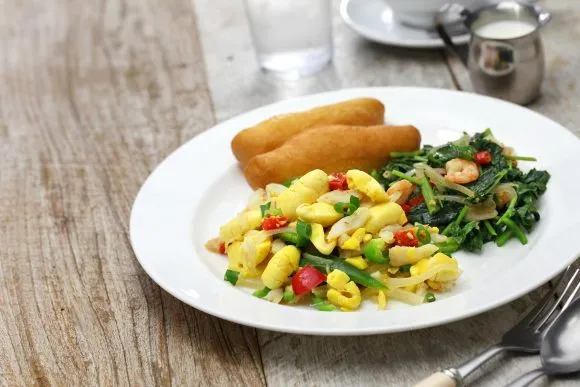 Ackee con bacalao gastronomía Jamaica