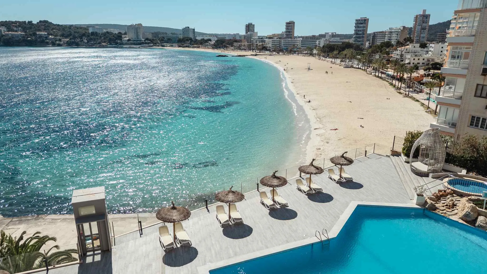 Magaluf Strand gegenüber dem Bahia Principe Escape Coral Strand