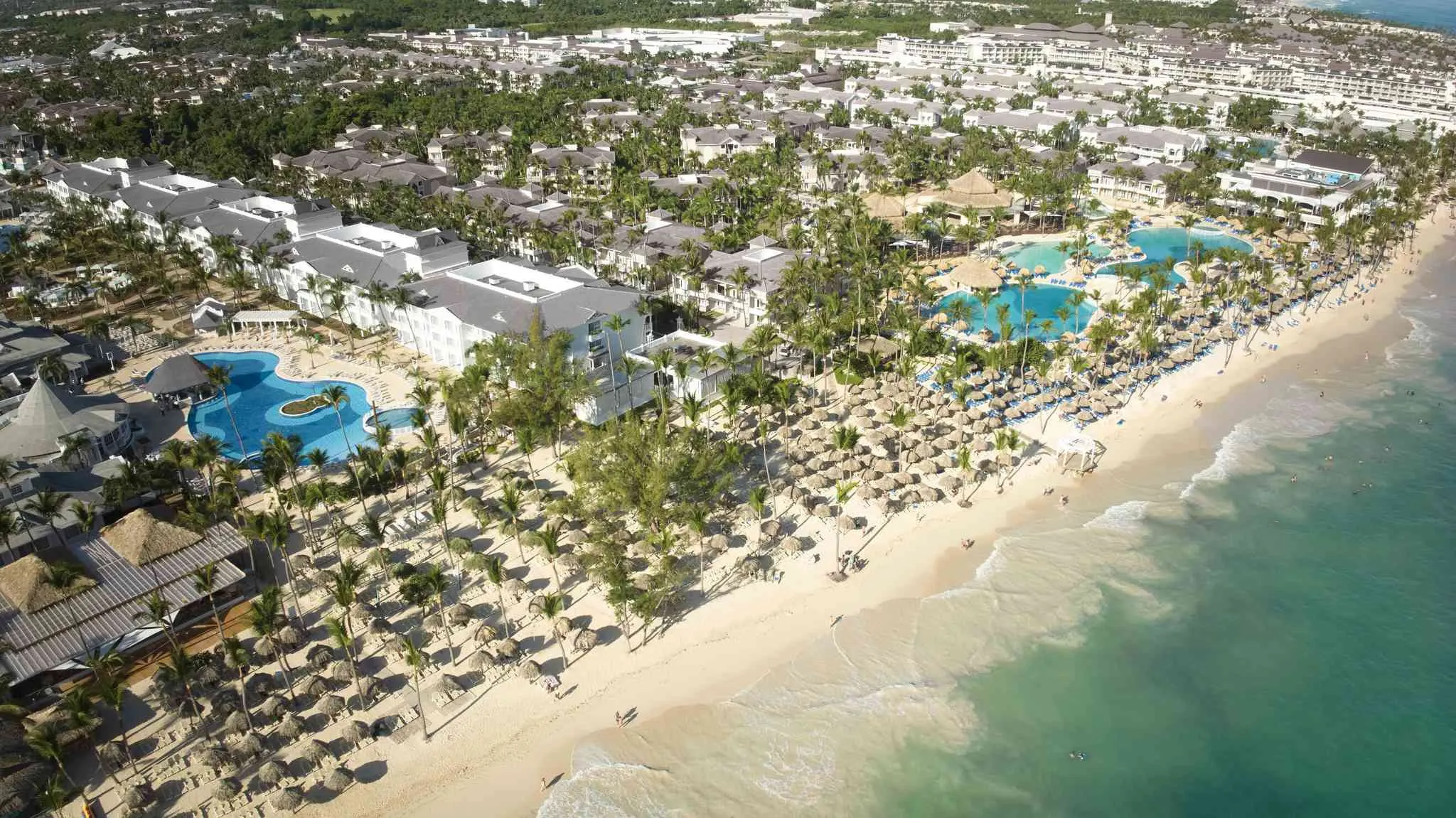 Foto aerea dell'hotel Bahia Principe Explore Esmeralda