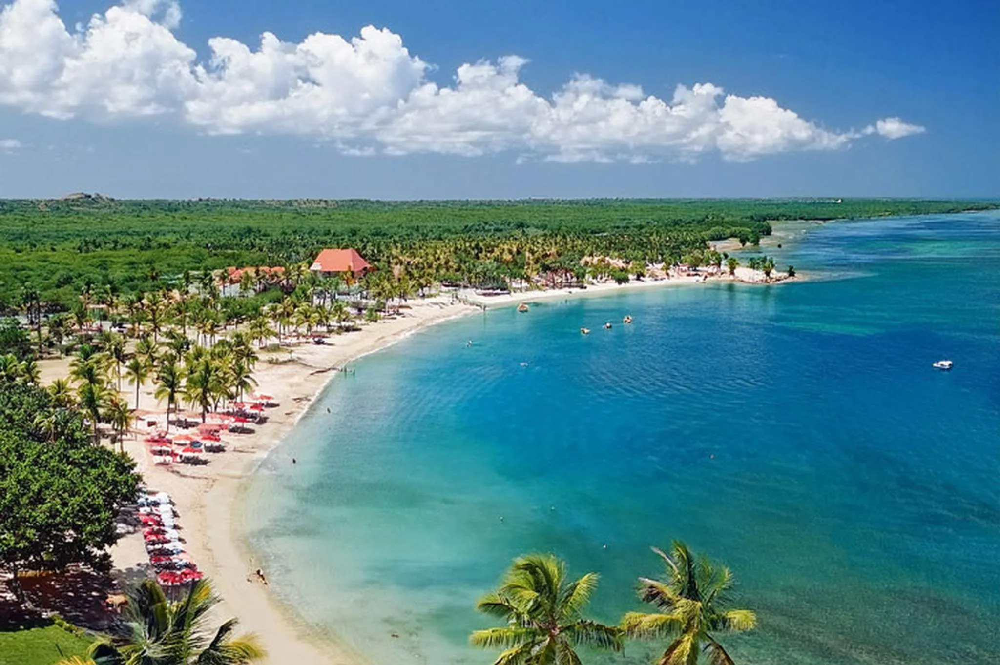 Strand von La Romana in der Dominikanischen Republik