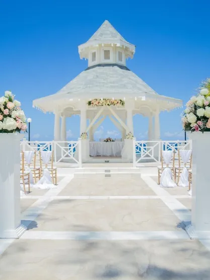 gazebo wedding in Jamaica