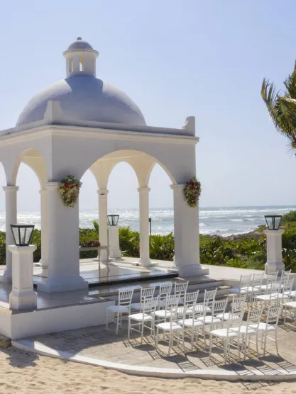boda en gazebo de riviera maya